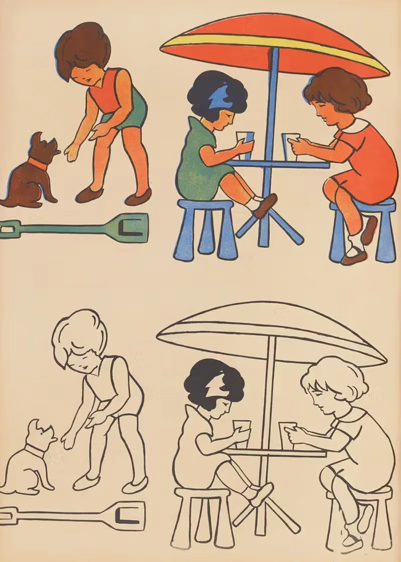 Album à colorier Pl.13 — Gaston Marechaux