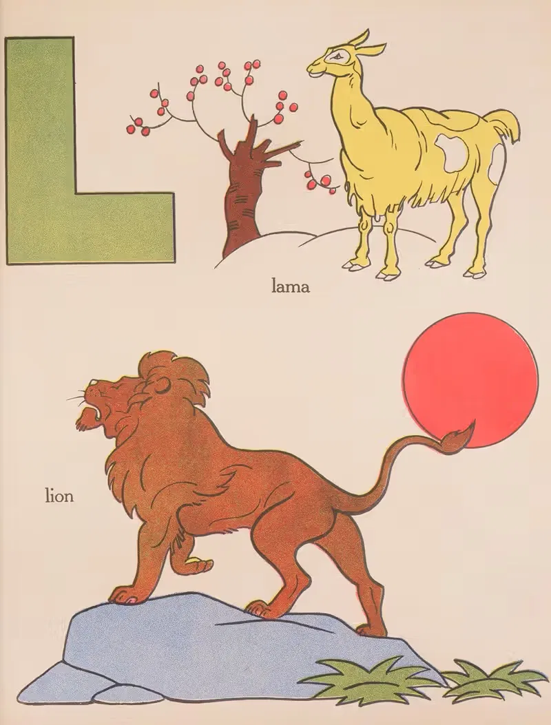 Apprenons à lire Pl.14 by Gaston Marechaux, 1935 — digital art print download