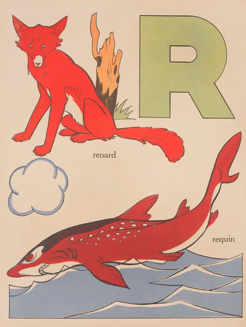 Apprenons à lire Pl.19 by Gaston Marechaux, 1935 — digital art print download