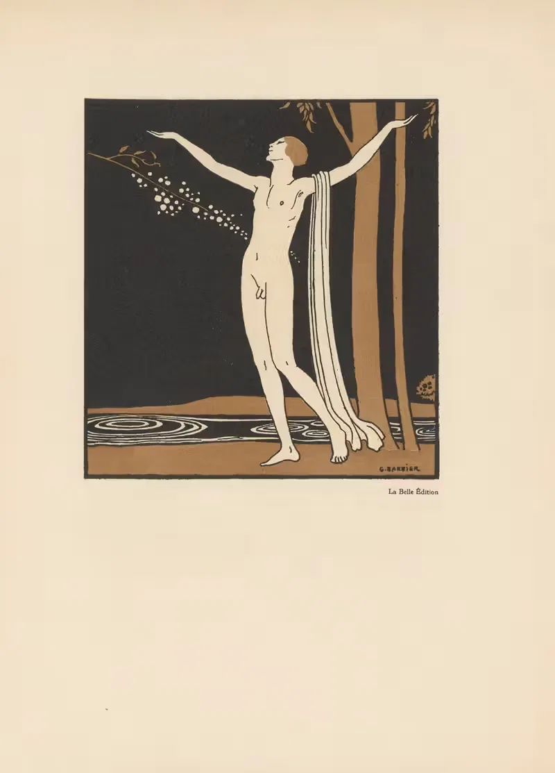 Песнь песней by Жорж Барбье, 1913 — digital art print download