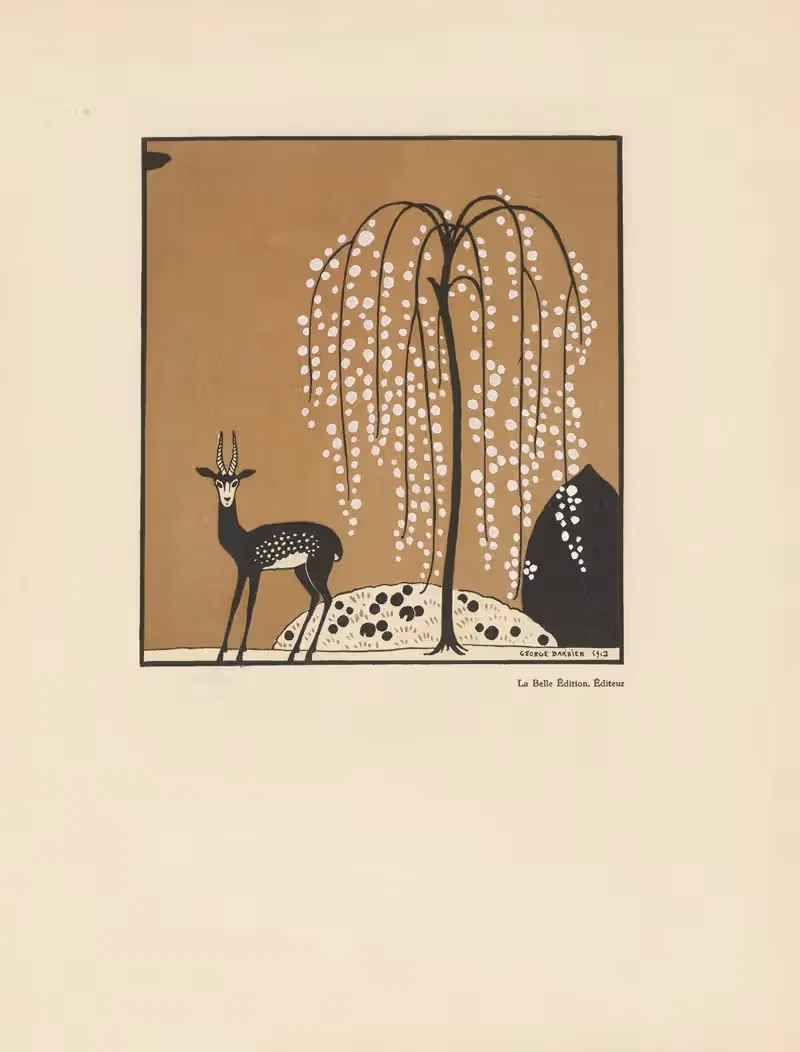 Песнь песней by Жорж Барбье, 1913 — digital art print download