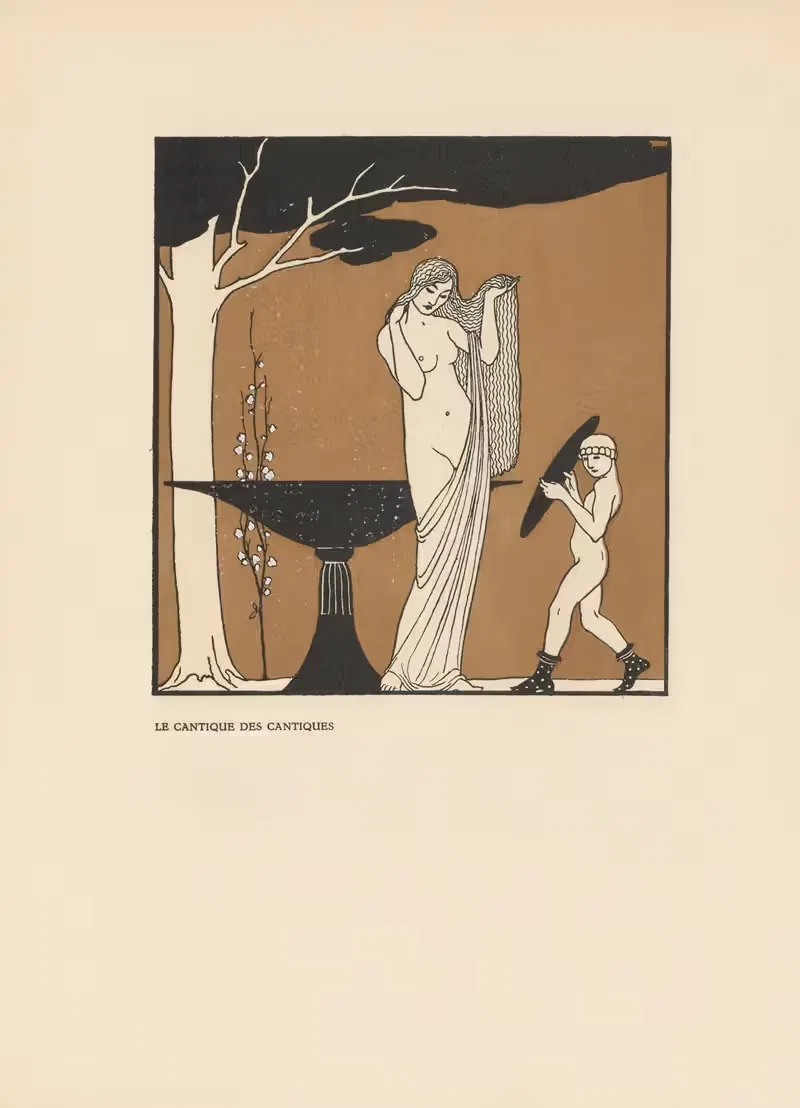Песнь песней by Жорж Барбье, 1913 — digital art print download