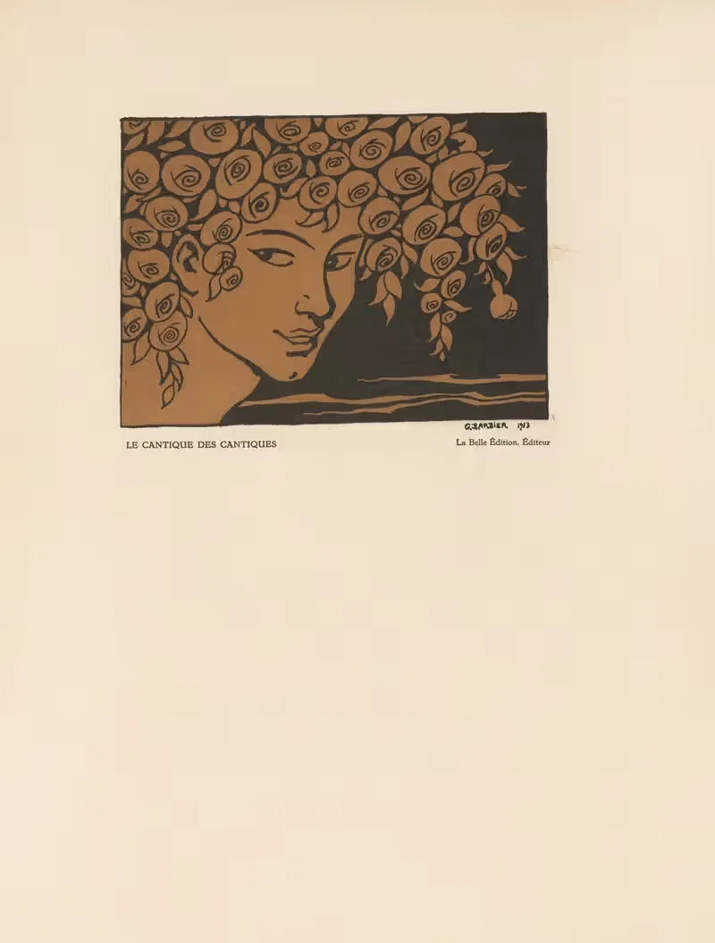 Песнь песней by Жорж Барбье, 1913 — digital art print download