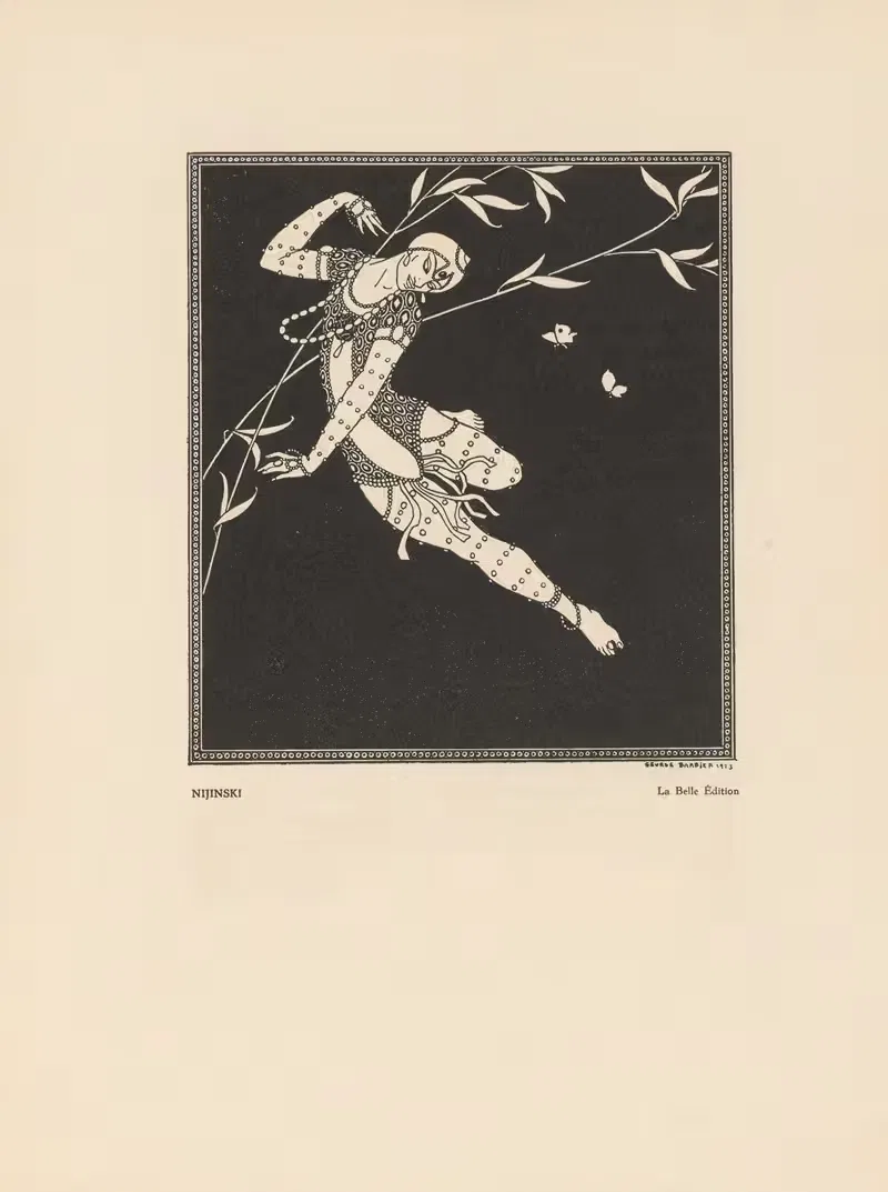 Нижинский by Жорж Барбье, 1913 — digital art print download
