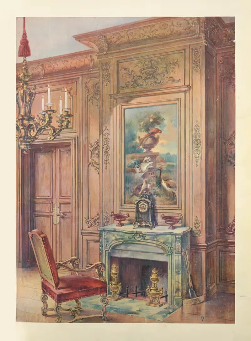 Библиотека Людовика XIV... by Жорж Ремон, 1907 — digital art print download
