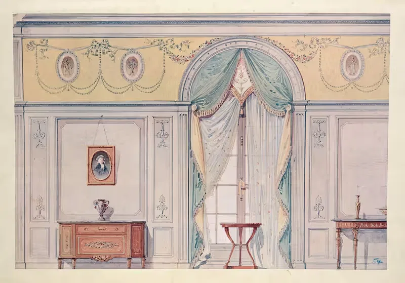 Chambre a coucher (époque de la Directoire)… — Georges Rémon
