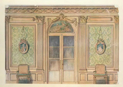 Столовая Людовика XVI by Жорж Ремон, 1907 — digital art print download