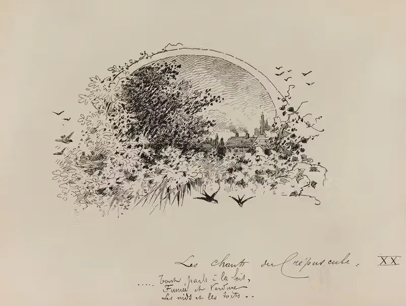 Песни сумерек by Гюстав Фрепон, 1882-1883 — digital art print download
