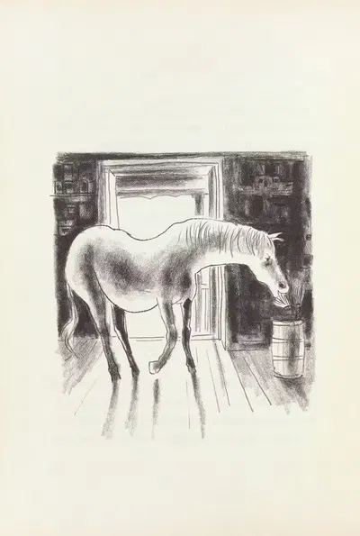 Лошадь Павла Герман Пл.07 by Харви Уайс, 1958 — digital art print download