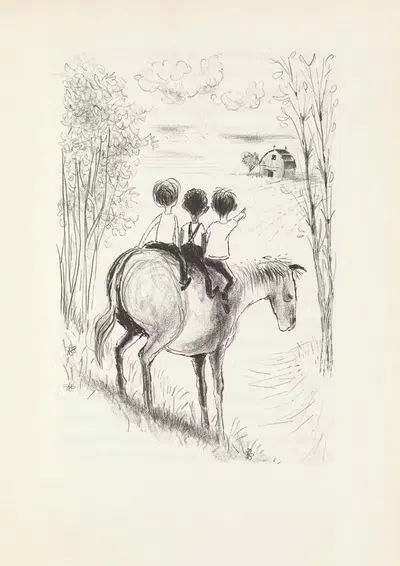 Лошадь Павла Герман Пл.14 by Харви Уайс, 1958 — digital art print download