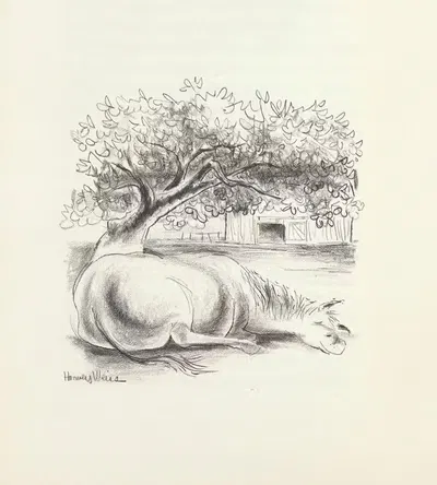 Лошадь Павла Герман, пл. 15 by Харви Уайс, 1958 — digital art print download