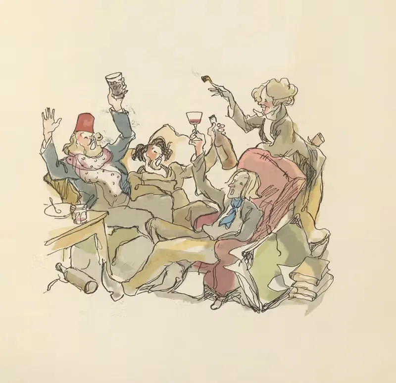 Scènes de la vie de Bohème Pl.04 — Hautot