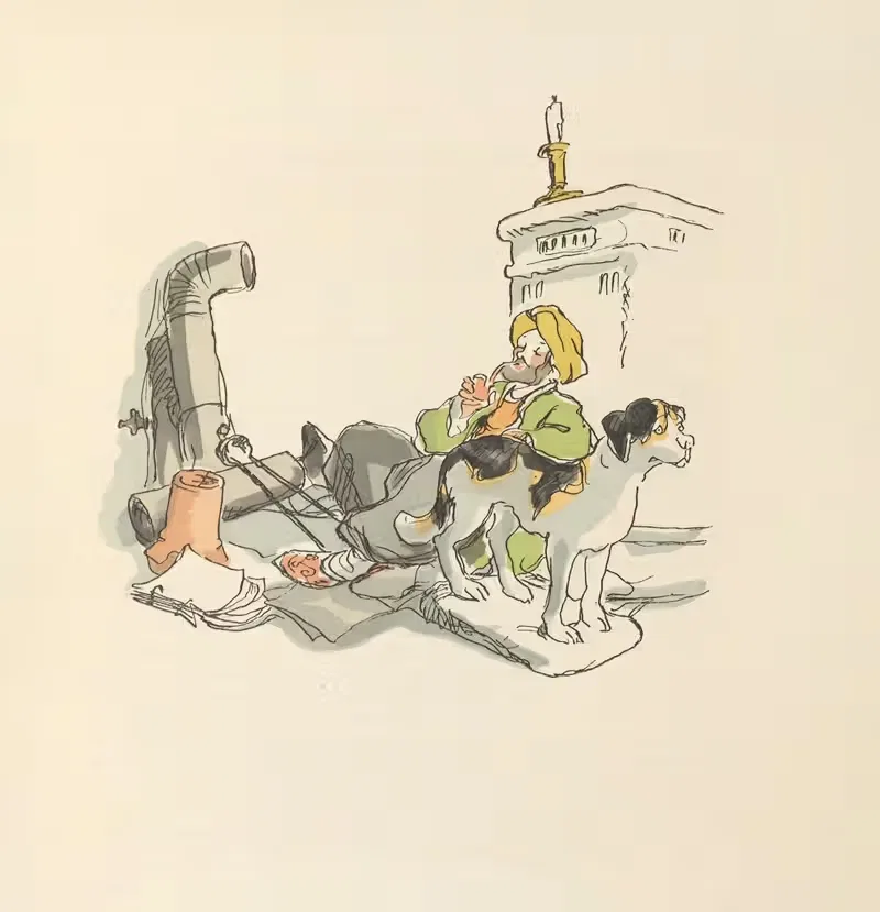 Scènes de la vie de Bohème Pl.07 — Hautot