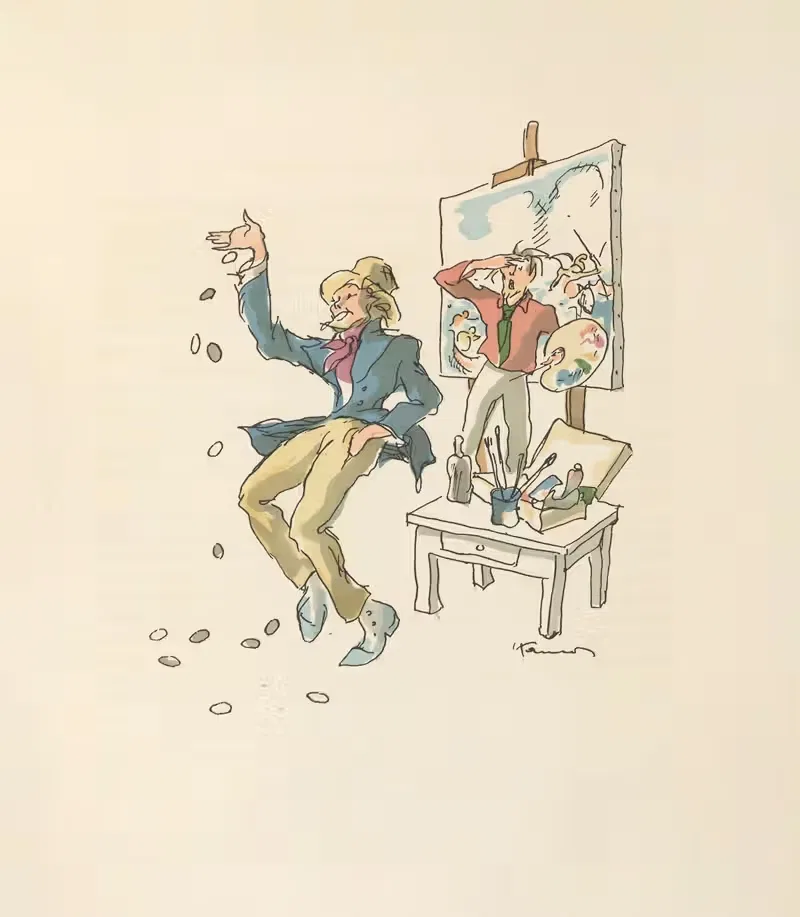 Scènes de la vie de Bohème Pl.11 — Hautot