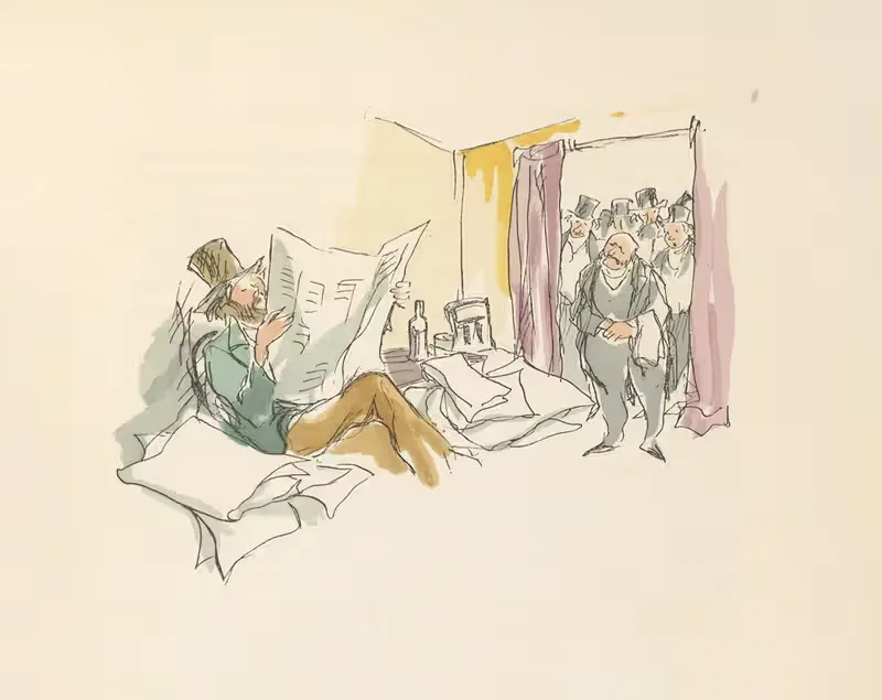 Scènes de la vie de Bohème Pl.15 — Hautot