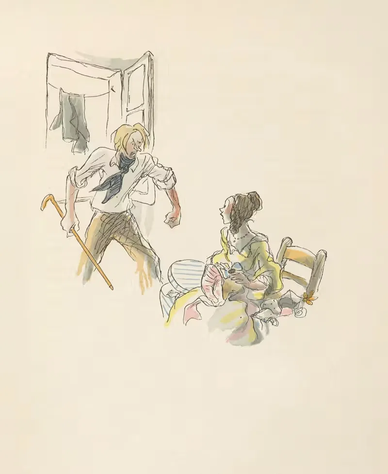 Scènes de la vie de Bohème Pl.22 — Hautot