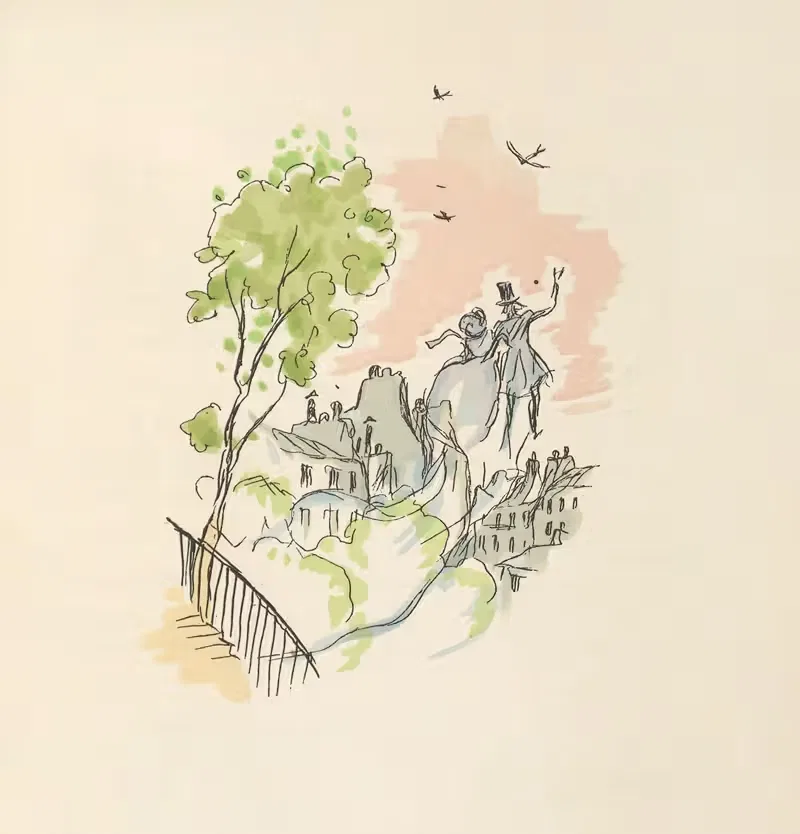 Scènes de la vie de Bohème Pl.37 — Hautot