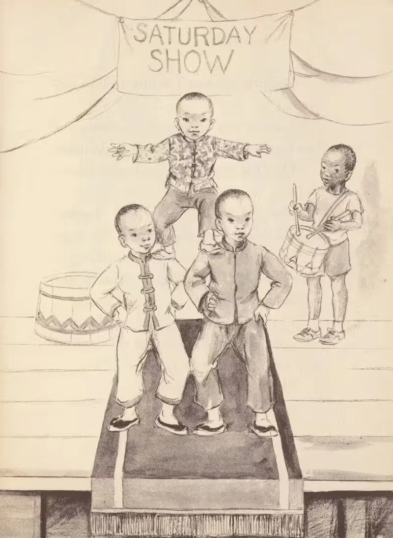 Нэппи завел нового друга, Пл.25 by Инес Хоган, 1947 — digital art print download