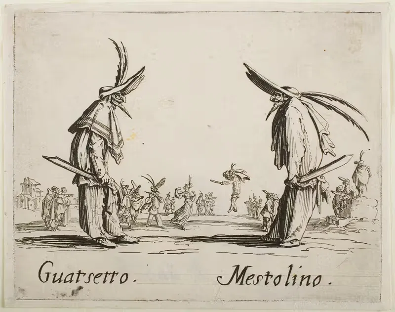Guatsetto and Mestolino — Jacques Callot