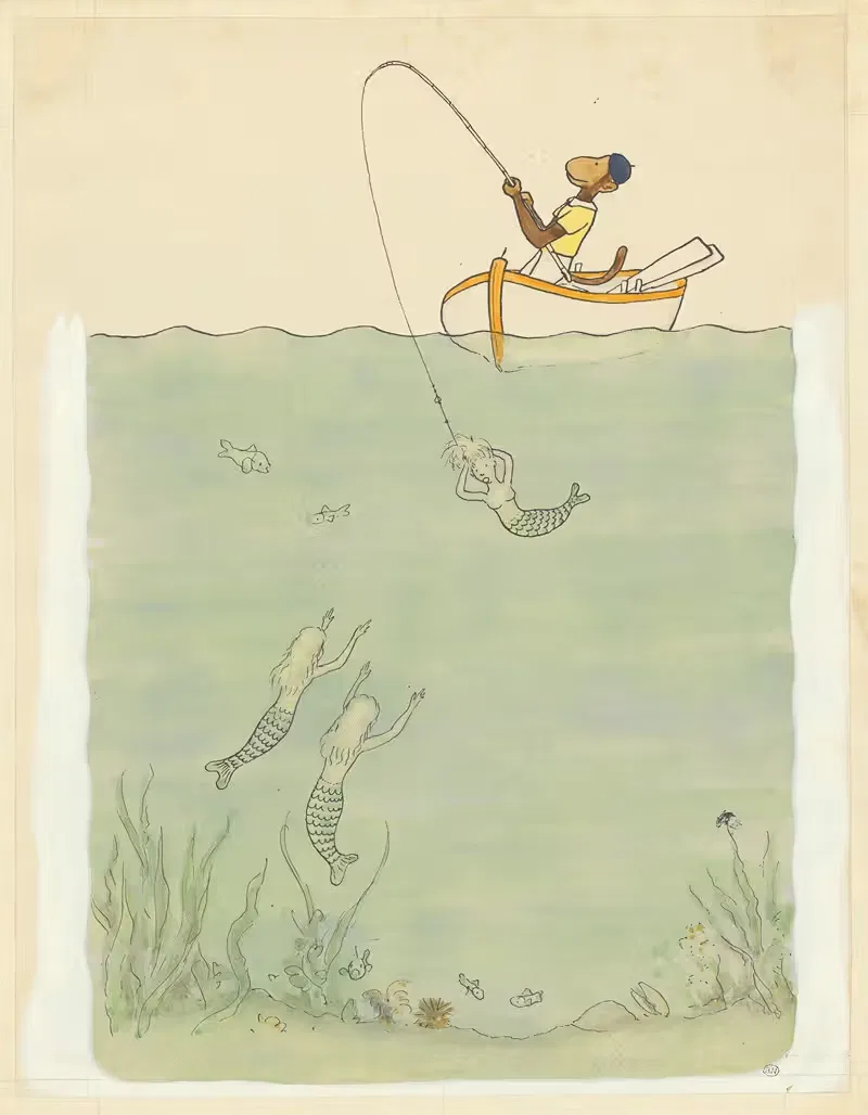 Каникулы Зефира Пл.09 by Жан де Брунгоф, 1936 — digital art print download