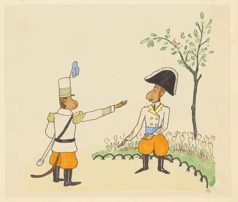 Каникулы Зефира, пл. 13 by Жан де Брунгоф, 1936 — digital art print download