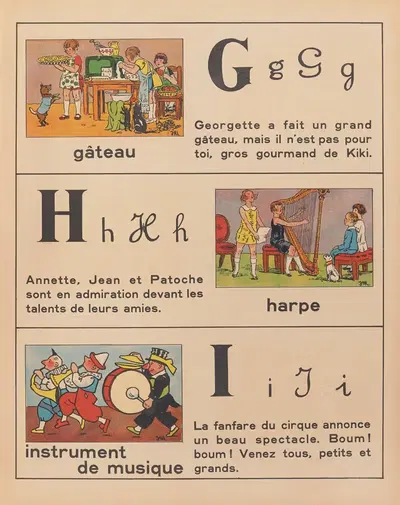 A.B.C. des métiers – abécédaire Pl.05 by Jean François Matet, 1943 — digital art print download