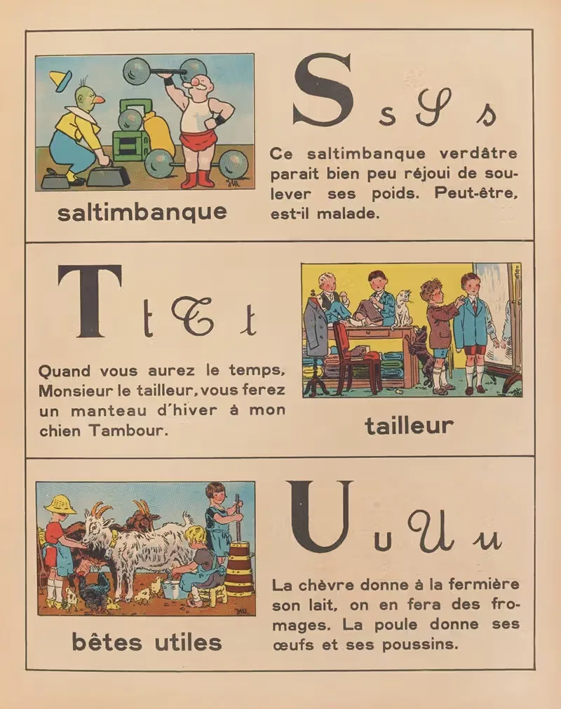 A.B.C. des métiers – abécédaire Pl.09 — Jean François Matet