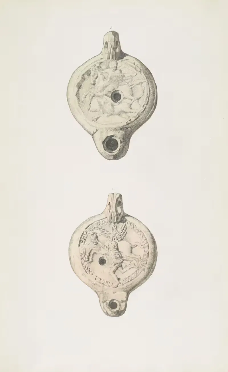 Античные памятники, нарисованные Pl.018 by Жан-Батист Мюре, 1830-1866 — digital art print download