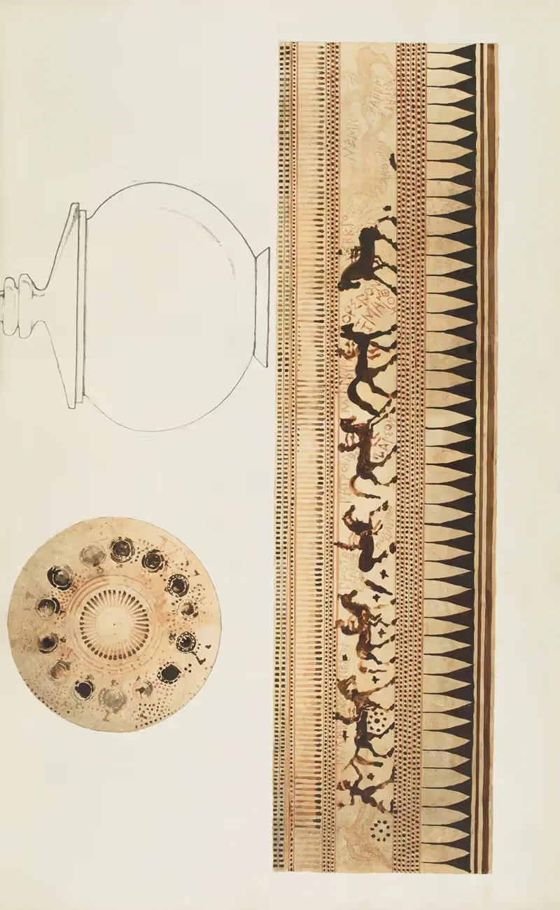 Античные памятники, нарисованные by Жан-Батист Мюре, 1830-1866 — digital art print download