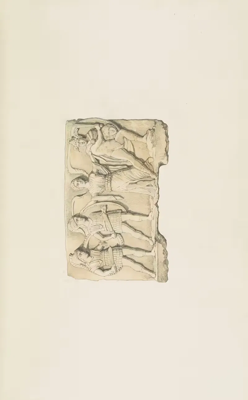 Monuments antiques dessinés Pl.040 by Jean-Baptiste Muret, 1830-1866 — digital art print download