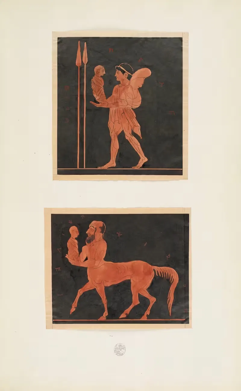 Античные памятники, нарисованные Пл.050 by Жан-Батист Мюре, 1830-1866 — digital art print download