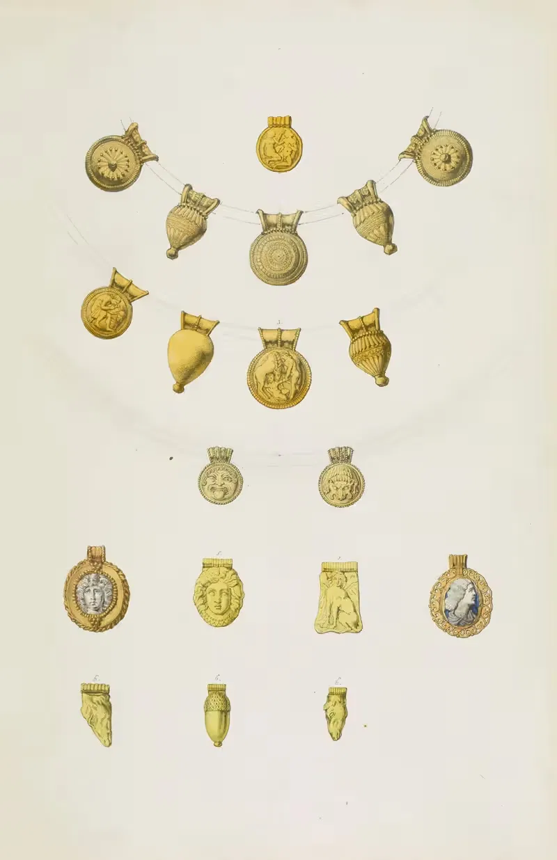Monuments antiques dessinés Pl.085 by Jean-Baptiste Muret, 1830-1866 — digital art print download