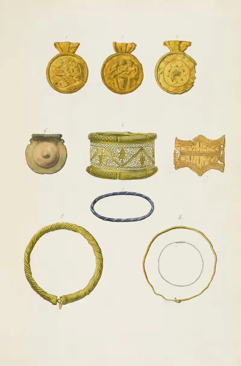 Античные памятники, нарисованные, пл. 113 by Жан-Батист Мюре, 1830-1866 — digital art print download