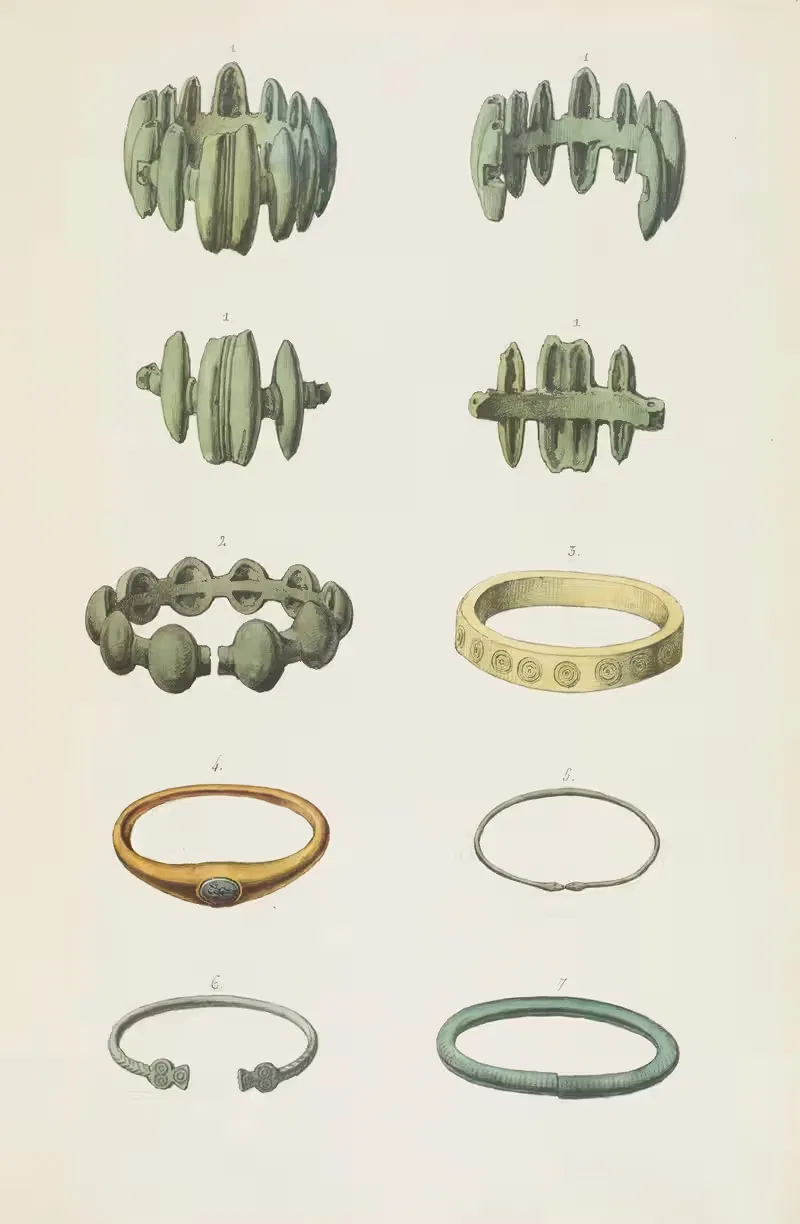 Античные памятники, нарисованные Пл.122 by Жан-Батист Мюре, 1830-1866 — digital art print download