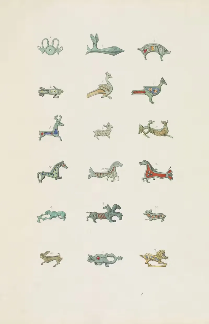 Античные памятники, нарисованные Пл.138 by Жан-Батист Мюре, 1830-1866 — digital art print download