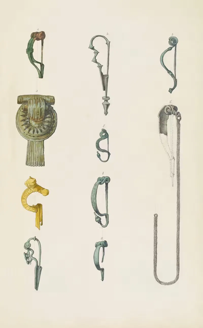 Monuments antiques dessinés Pl.151 by Jean-Baptiste Muret, 1830-1866 — digital art print download