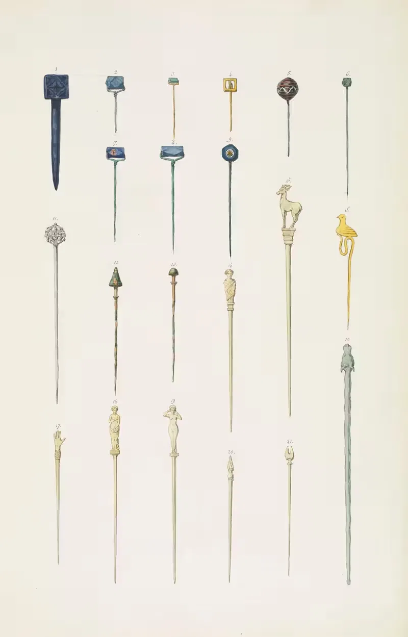 Античные памятники, нарисованные Пл.159 by Жан-Батист Мюре, 1830-1866 — digital art print download