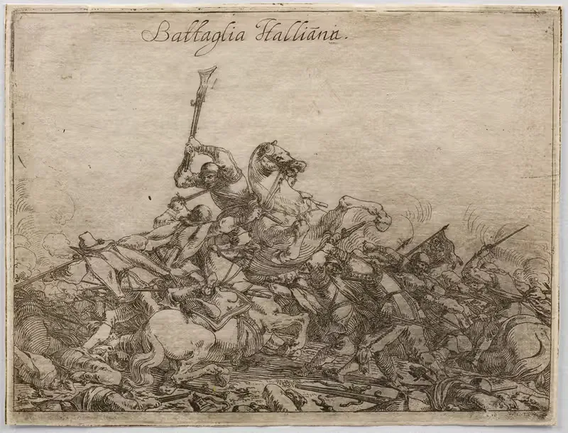 Итальянская битва by Иоганн Вильгельм Баур, 1633 — digital art print download