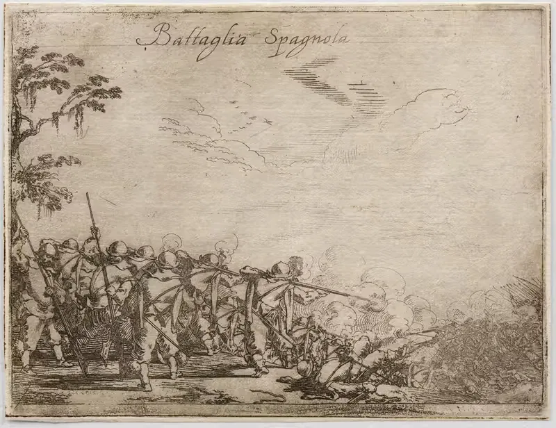 Испанская битва by Иоганн Вильгельм Баур, 1633 — digital art print download