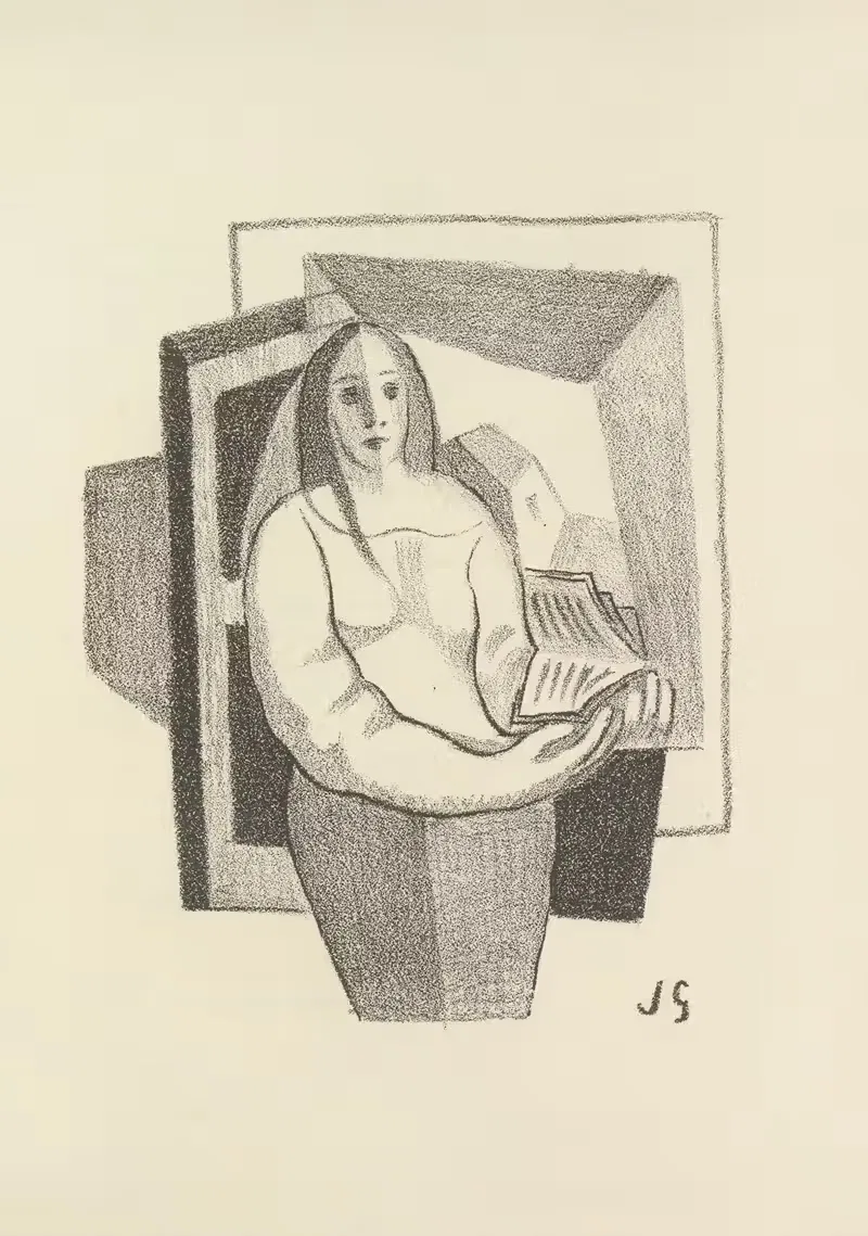 As a wife has a cow Pl.1 — Juan Gris