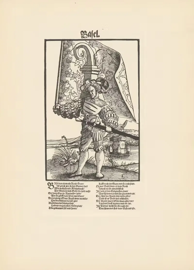 Знамёна швейцарских кантонов Пл.01 by Конрад Шнитт, 1923 — digital art print download