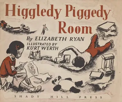 Higgledy-Piggledy Room Pl.01 by Kurt Werth, 1948 — digital art print download