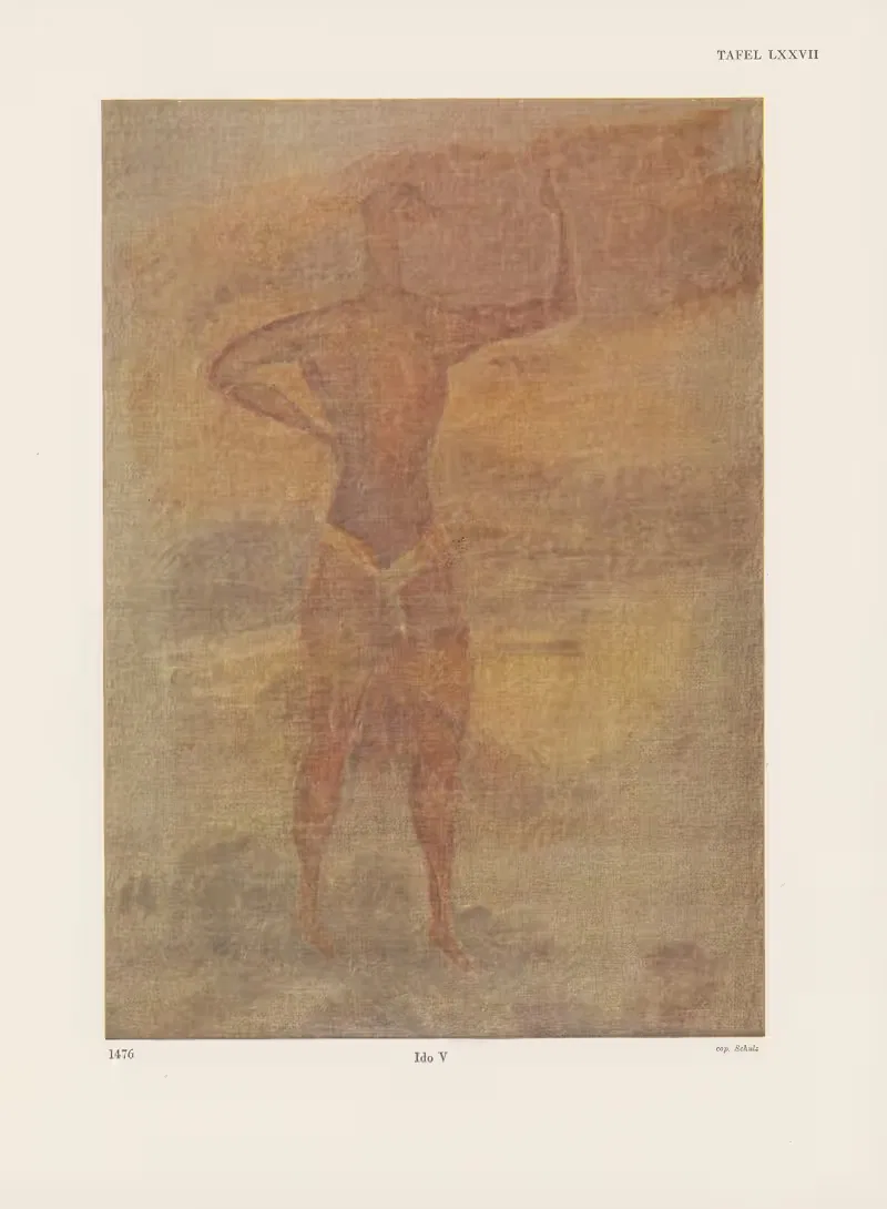Ekade Ektab die Felsbilder Fezzans Pl.70 — Leo Frobenius