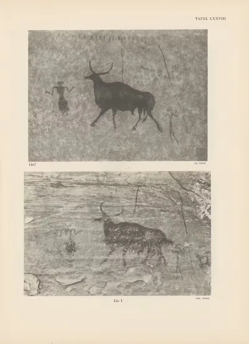 Ekade Ektab die Felsbilder Fezzans Pl.71 — Leo Frobenius