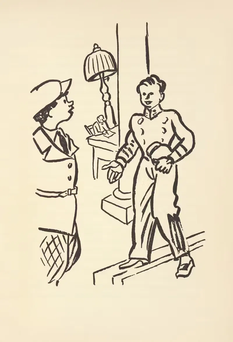 Кто такой Джонни? Пл.41 by Леопольд Гедё, 1939 — digital art print download