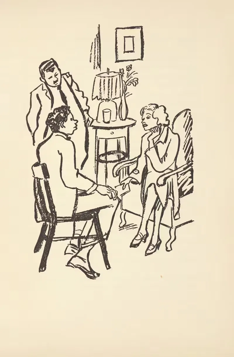 Кто такой Джонни? Пл.42 by Леопольд Гедё, 1939 — digital art print download