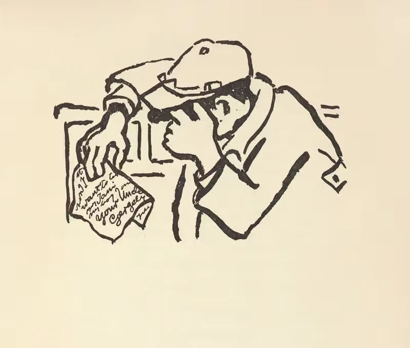 Кто такой Джонни? табл. 47 by Леопольд Гедё, 1939 — digital art print download