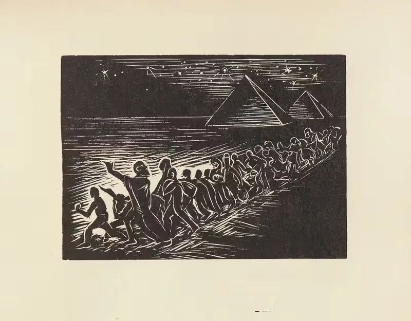 God make a road down in the sea — Letterio Calapai