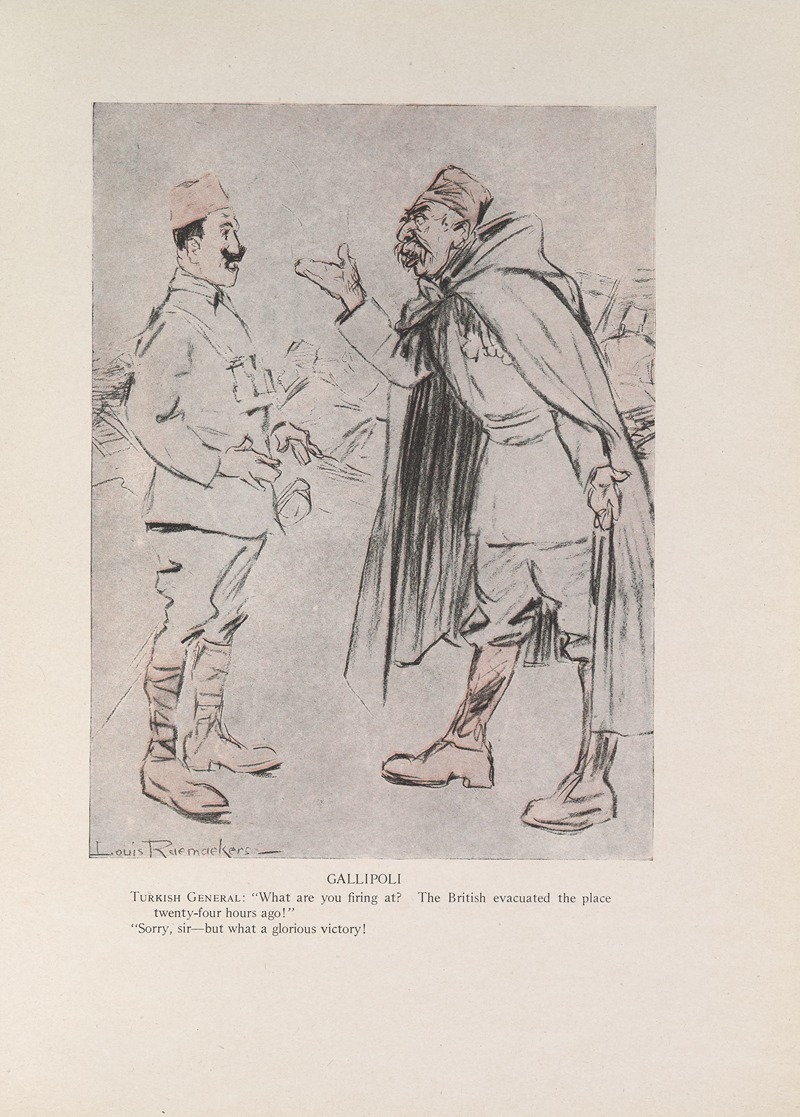 Галлиполи by Луи Раемекерс, 1916-1917 — digital art print download