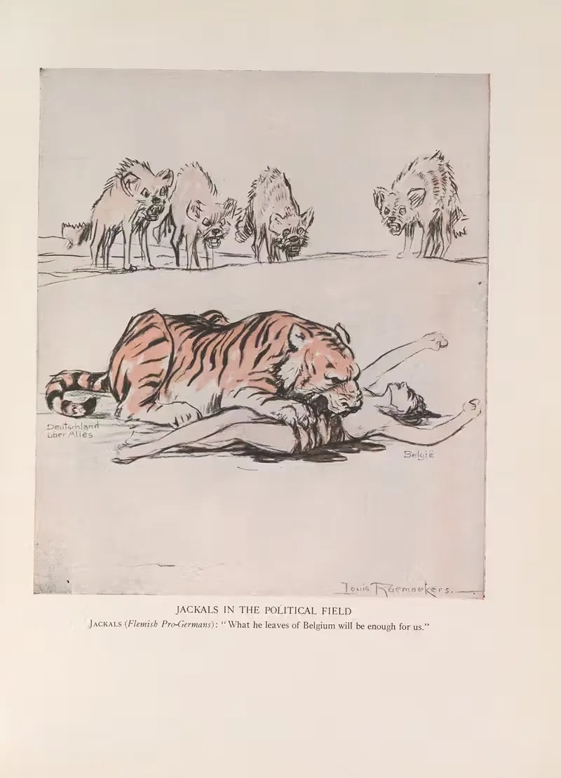 Jackals in the Political Field — Louis Raemaekers